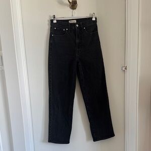 Madewell Charcoal Denim Pants